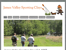 Tablet Screenshot of jamesvalleysportingclays.com